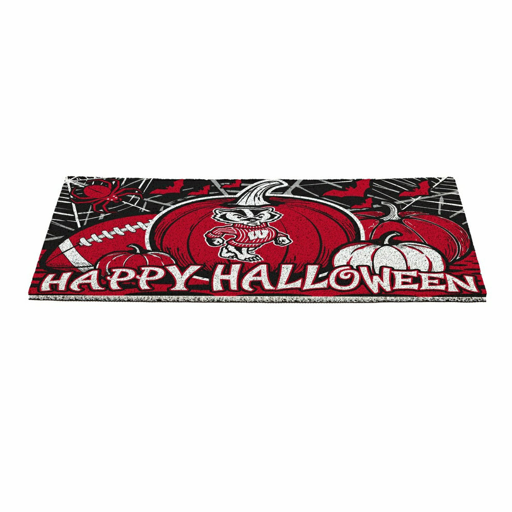 University of Wisconsin-Madison Halloween PVC Mat, 28"x16" - Collegiate