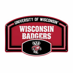University of Wisconsin-Madison USA Embossed Steel Wall Sign, 11" x 17 - Collegiate Home