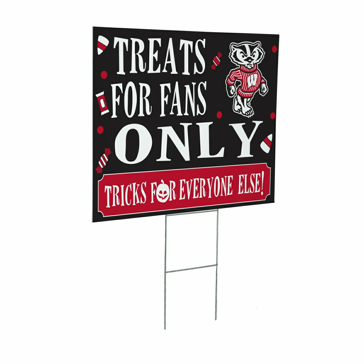 University of Wisconsin-Madison Yard Sign, Halloween Treats for Fans - Collegiate Home