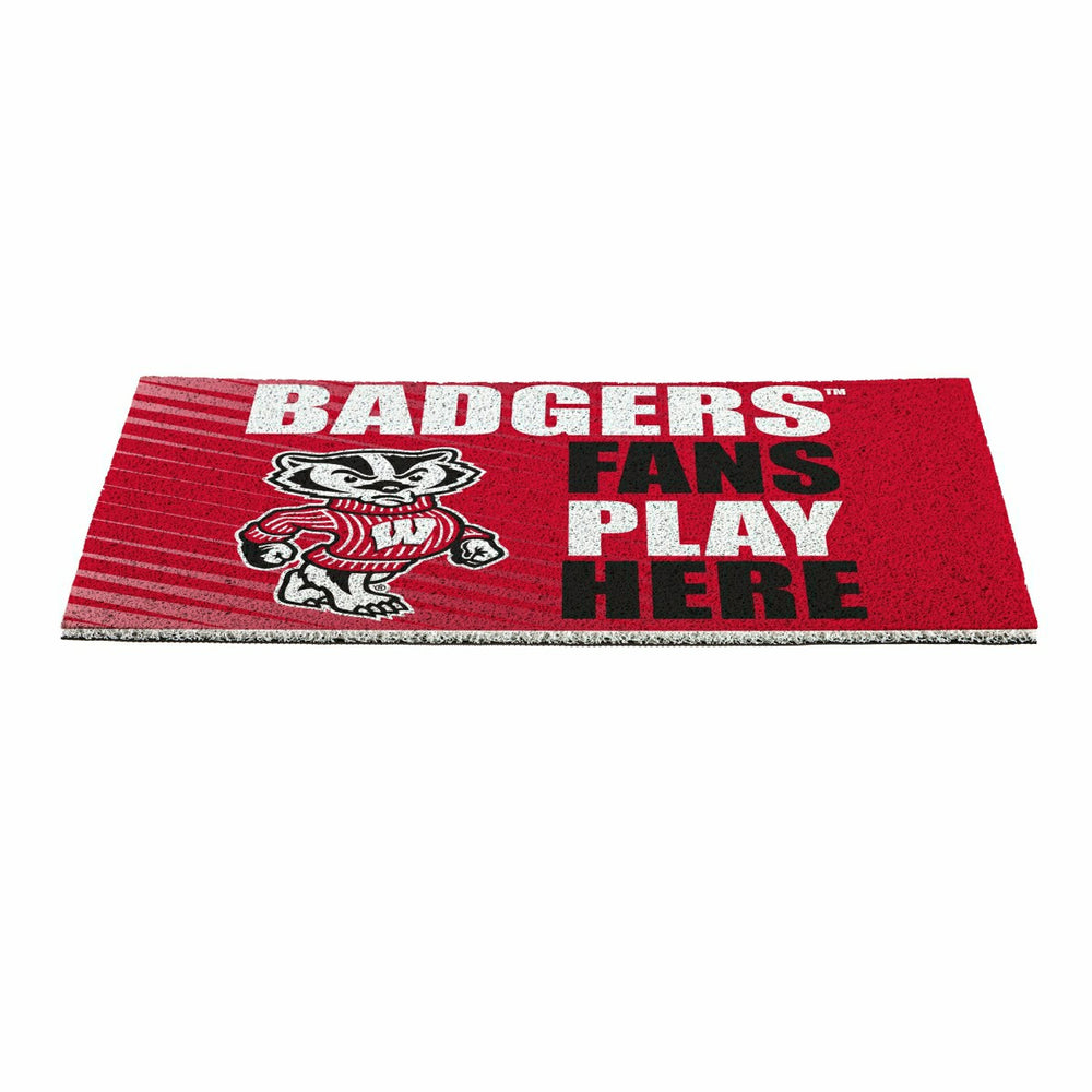 University of Wisconsin-Madison Fan Mat, 28"x16" - Collegiate