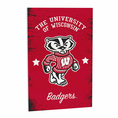 University of Wisconsin-Madison Wood Wall Sign, 16x24 - Collegiate Home