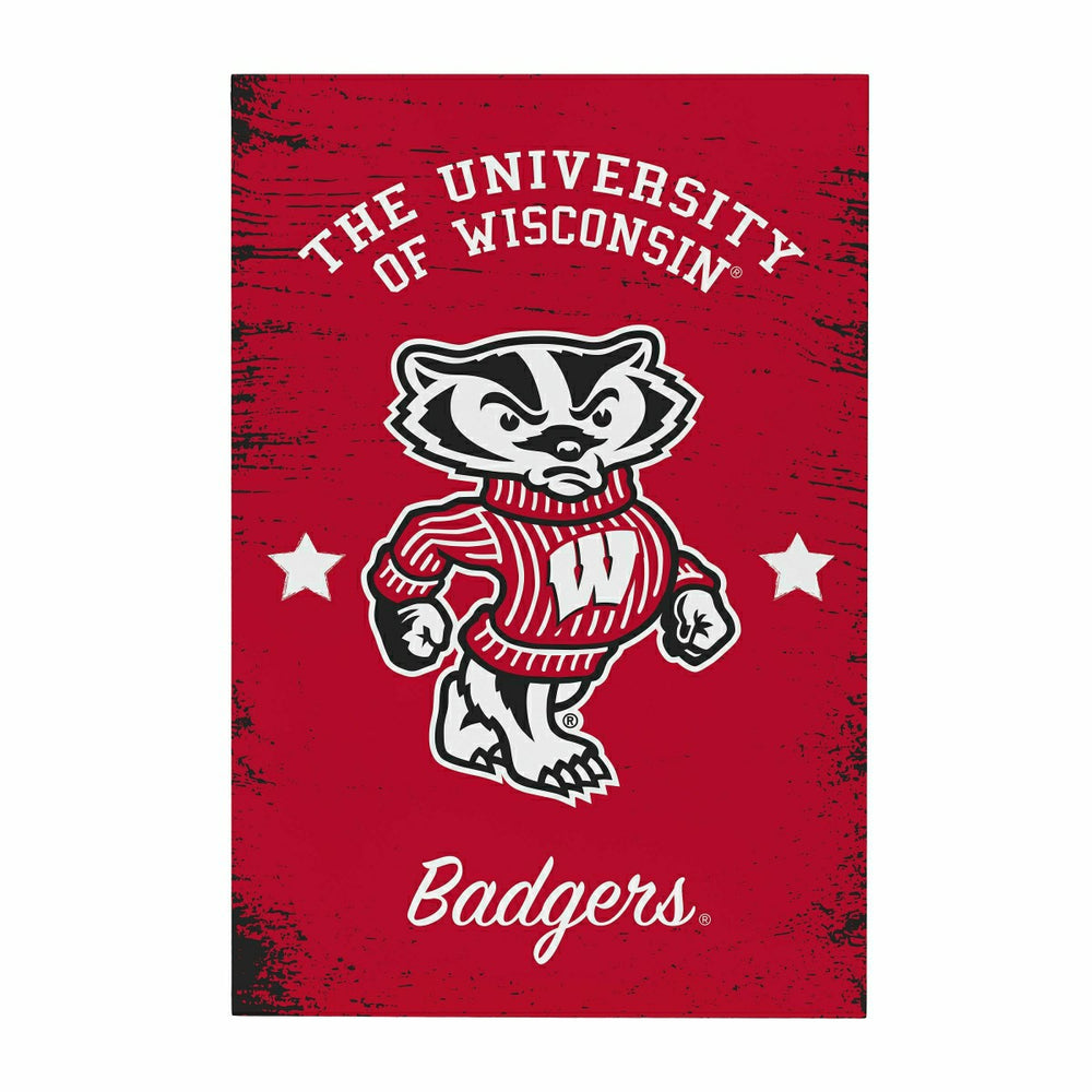 University of Wisconsin-Madison Wood Wall Sign, 16x24 - Collegiate Home