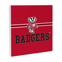 University of Wisconsin-Madison Wood Wall Sign, 12x12 - Collegiate Home