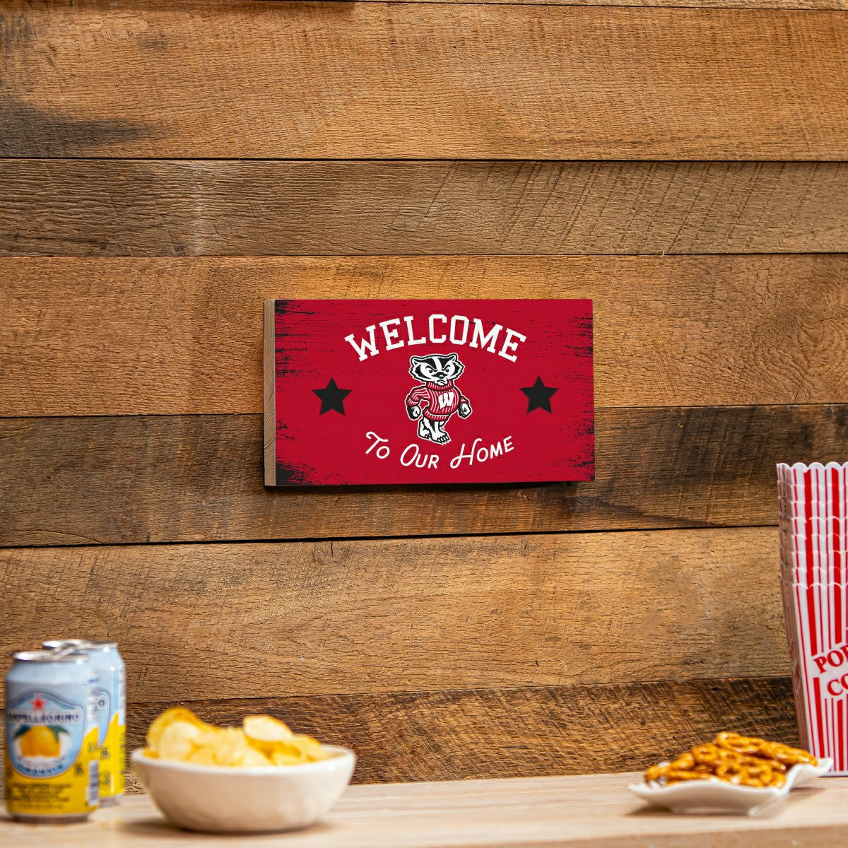 University of Wisconsin-Madison Wood Wall Sign, 6x11 - Collegiate Home
