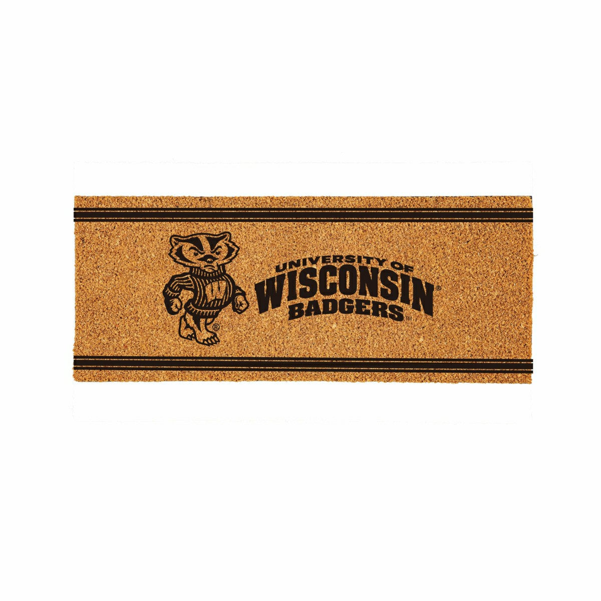 University of Wisconsin-Madison Extra Large One Color Coir Mat, 60"x24 - Collegiate