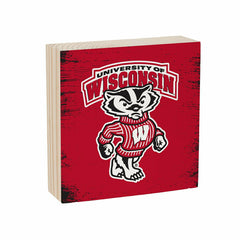 University of Wisconsin-Madison Plock, Down Home Fans, 6x6 - Collegiate Home