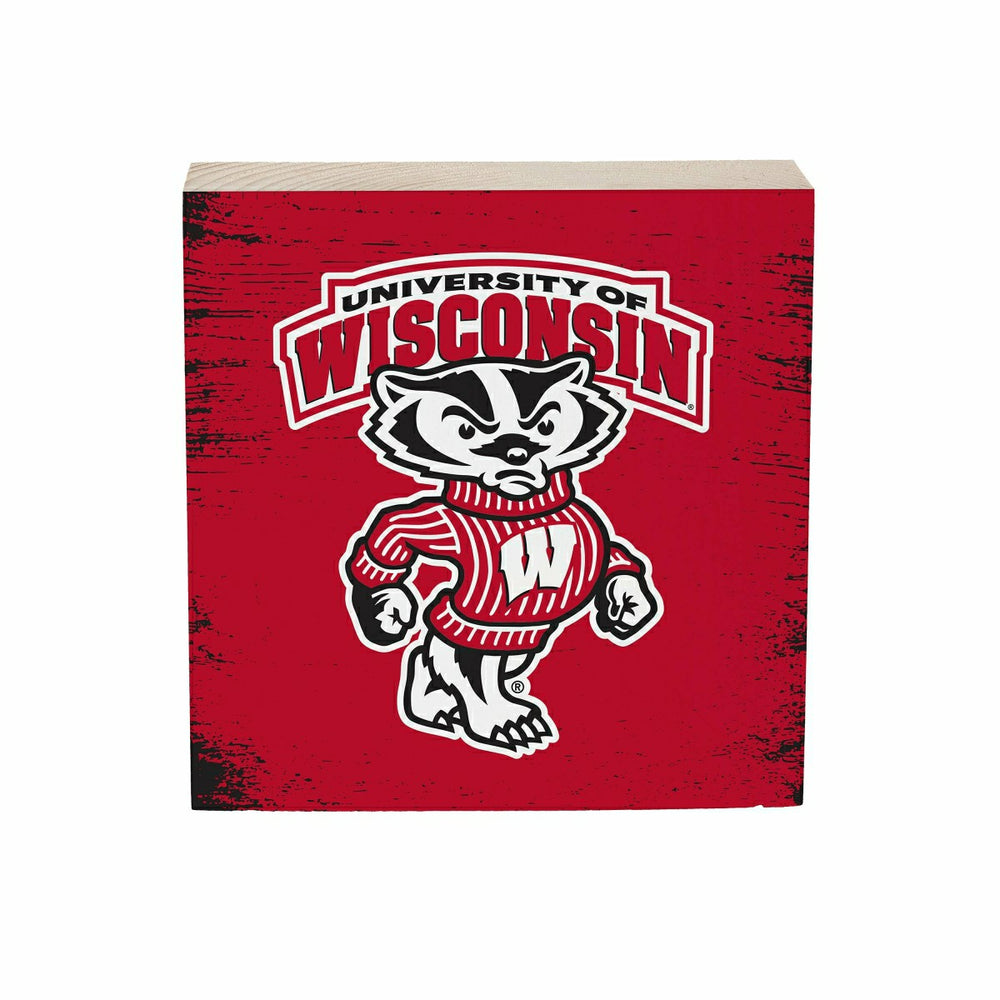 University of Wisconsin-Madison Plock, Down Home Fans, 6x6 - Collegiate Home