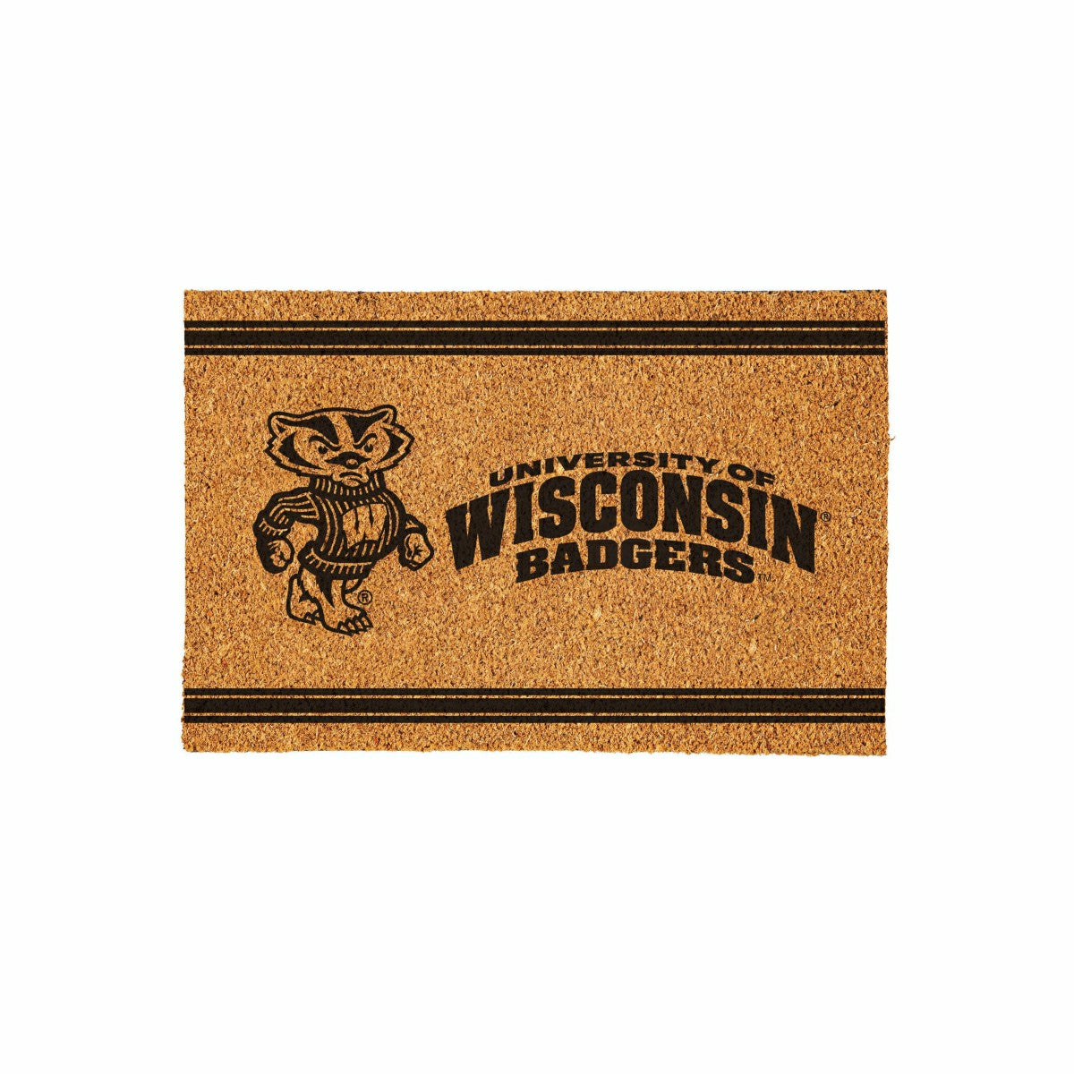 University of Wisconsin-Madison Large One Color Coir Mat, 36"x24" - Collegiate