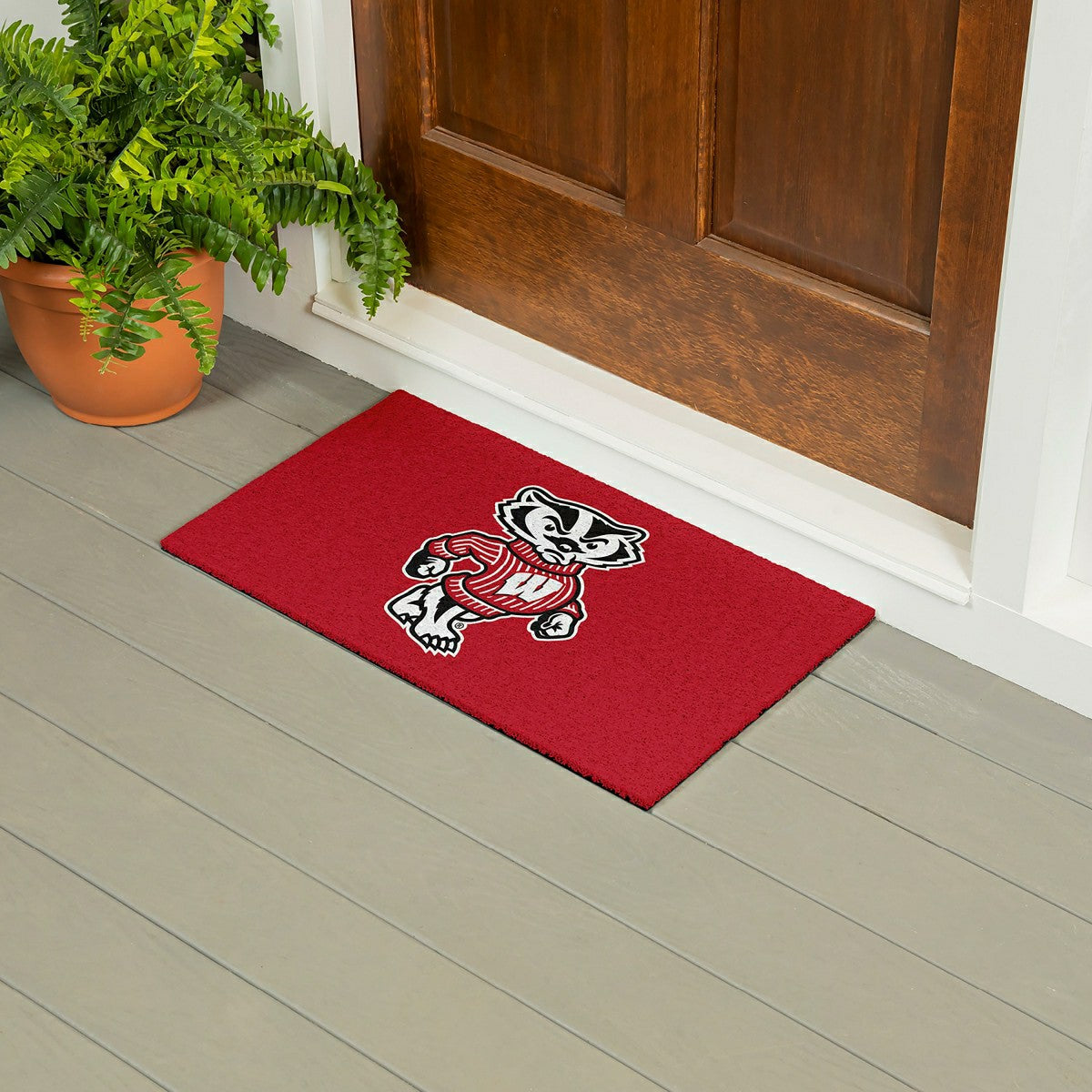 Full Color PVC Mat, 16" x 28", University of Wisconsin-Madison - Collegiate