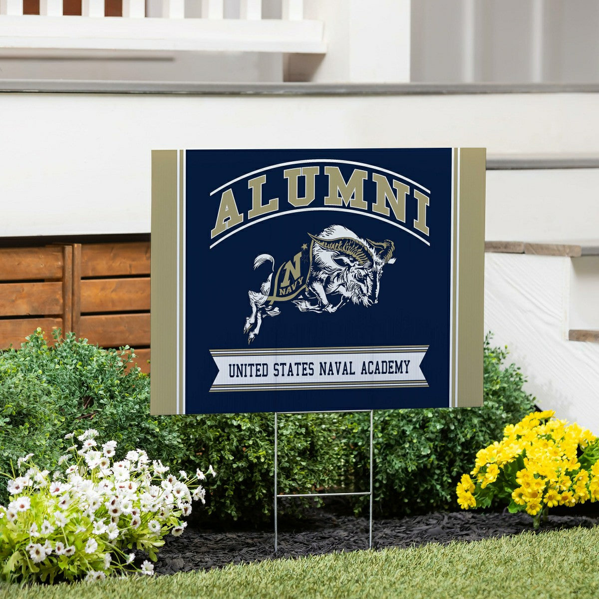 US Naval Academy Coroplast Yard Sign Alumni - Collegiate Home