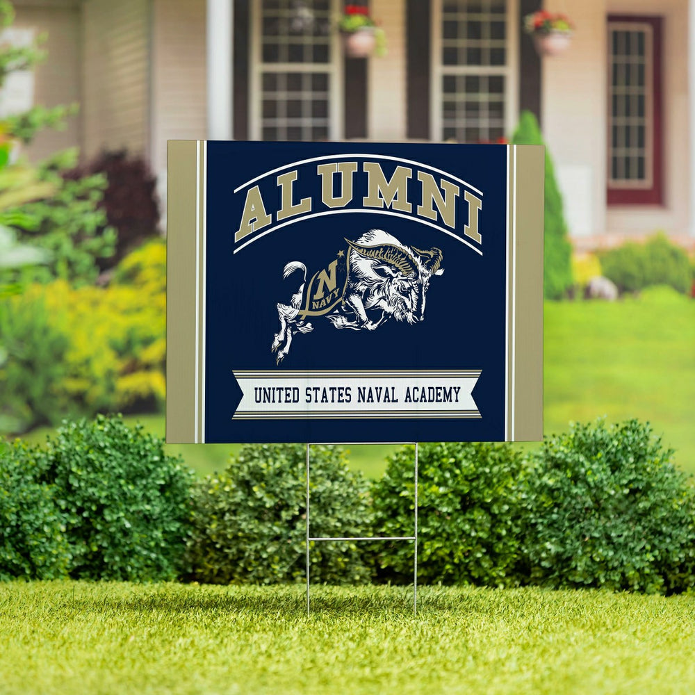 US Naval Academy Coroplast Yard Sign Alumni - Collegiate Home