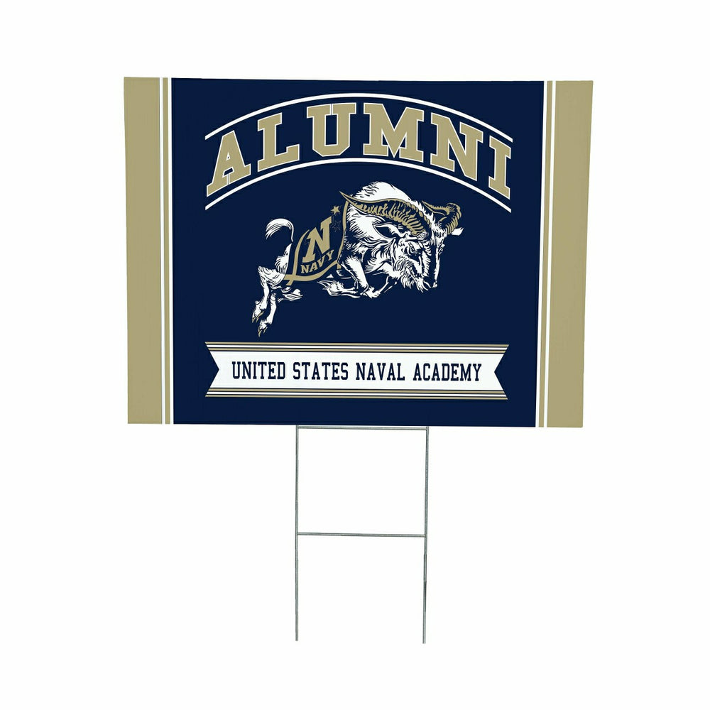 US Naval Academy Coroplast Yard Sign Alumni - Collegiate Home
