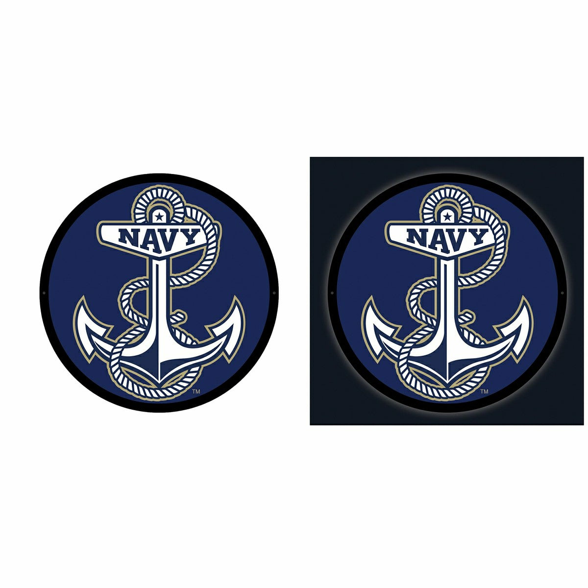 LED Wall Decor, Crest, US Naval Academy - Collegiate Home