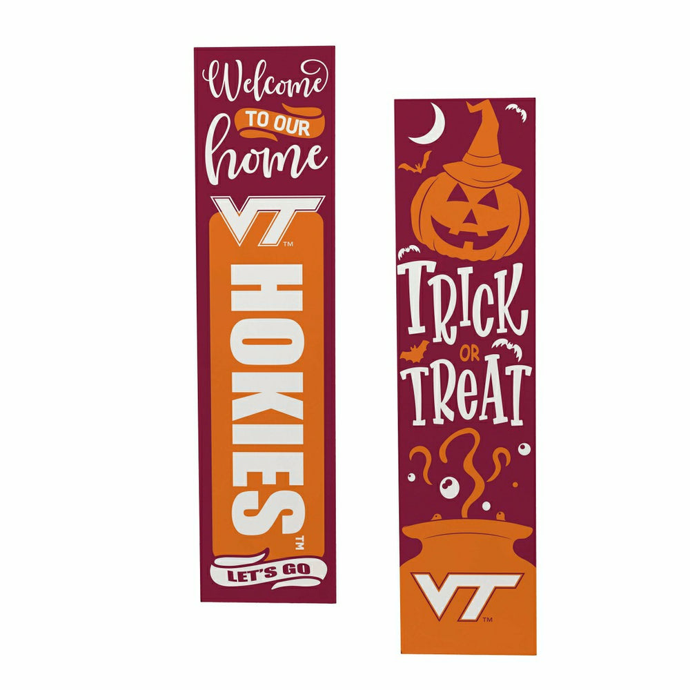 47" Double Sided Leaner, Virginia Tech, Halloween - Collegiate Home