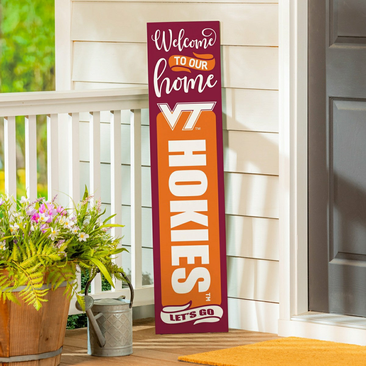 47" Double Sided Leaner, Virginia Tech, Halloween - Collegiate Home