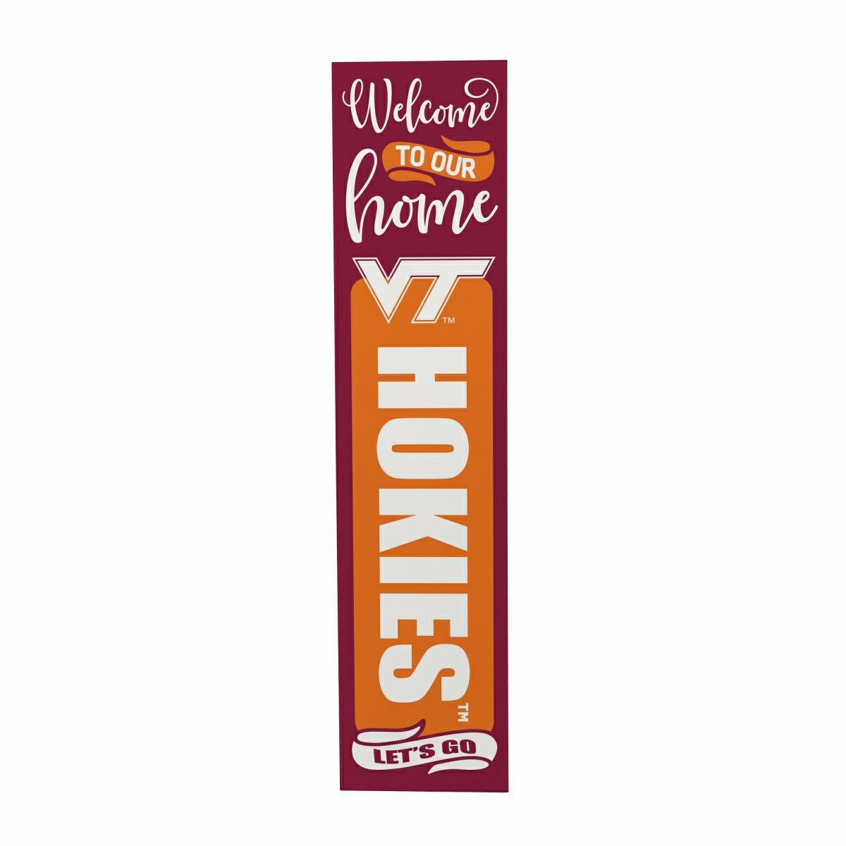 47" Double Sided Leaner, Virginia Tech, Halloween - Collegiate Home