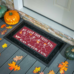 Virginia Tech Flocked Coir Halloween Sassafras Switch Mat, 22"x10" - Collegiate