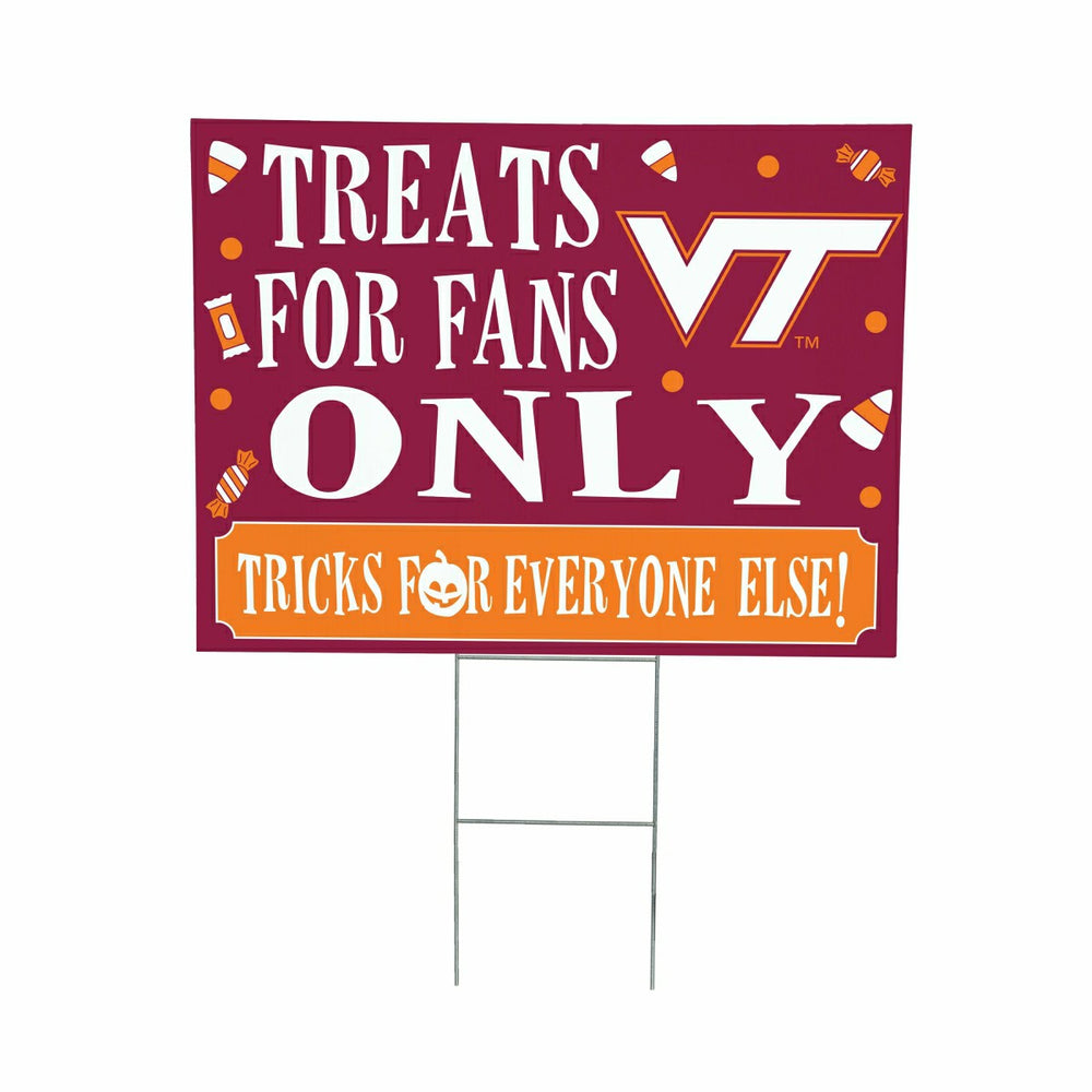 Virginia Tech Yard Sign, Halloween Treats for Fans - Collegiate Home