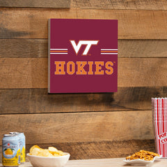 Virginia Tech Wood Wall Sign, 12x12 - Collegiate Home