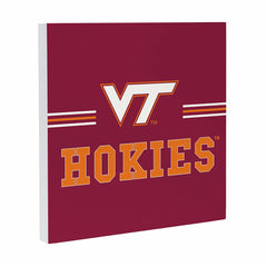 Virginia Tech Wood Wall Sign, 12x12 - Collegiate Home
