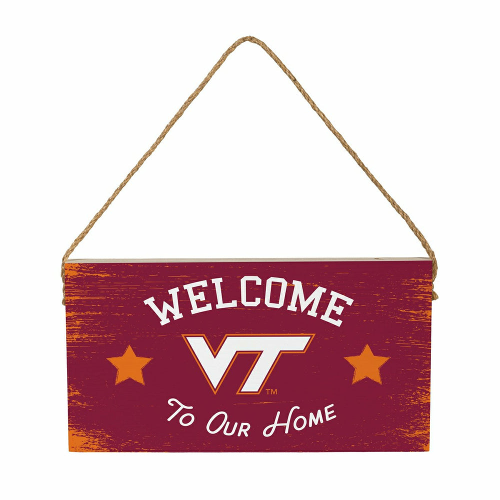 Virginia Tech Wood Wall Sign, 6x11 - Collegiate Home