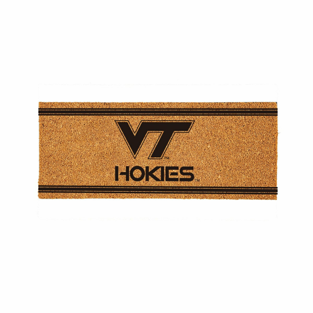 Virginia Tech Extra Large One Color Coir Mat, 60"x24" - Collegiate
