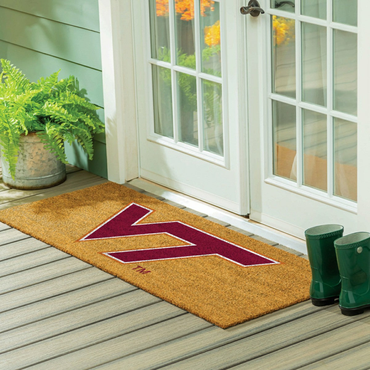 Virginia Tech Extra Large Full Color Coir Mat, 60"x24" - Collegiate