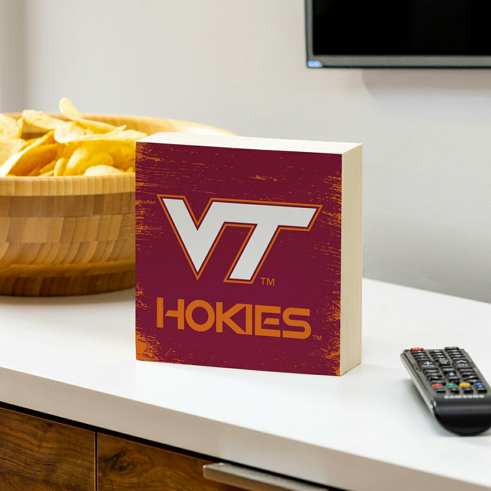 Virginia Tech Plock, Down Home Fans, 6x6 - Collegiate Home