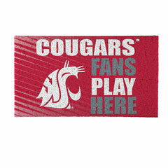 Washington State University Fan Mat, 28"x16" - Collegiate