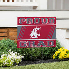 Washington State University Coroplast Yard Sign Graduate - Collegiate Home