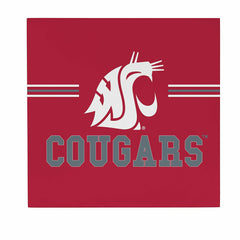 Washington State University Wood Wall Sign, 12x12 - Collegiate Home