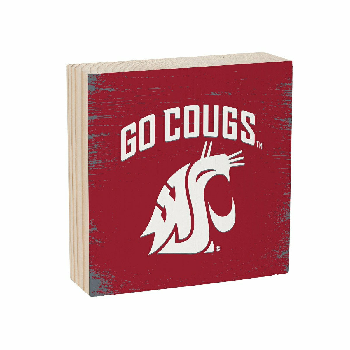 Washington State University Plock, Down Home Fans, 6x6 - Collegiate Home