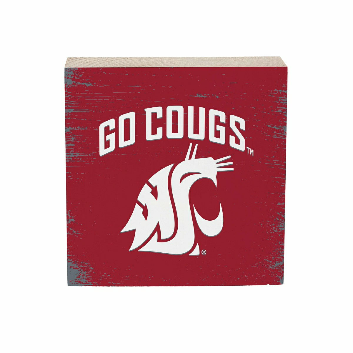 Washington State University Plock, Down Home Fans, 6x6 - Collegiate Home