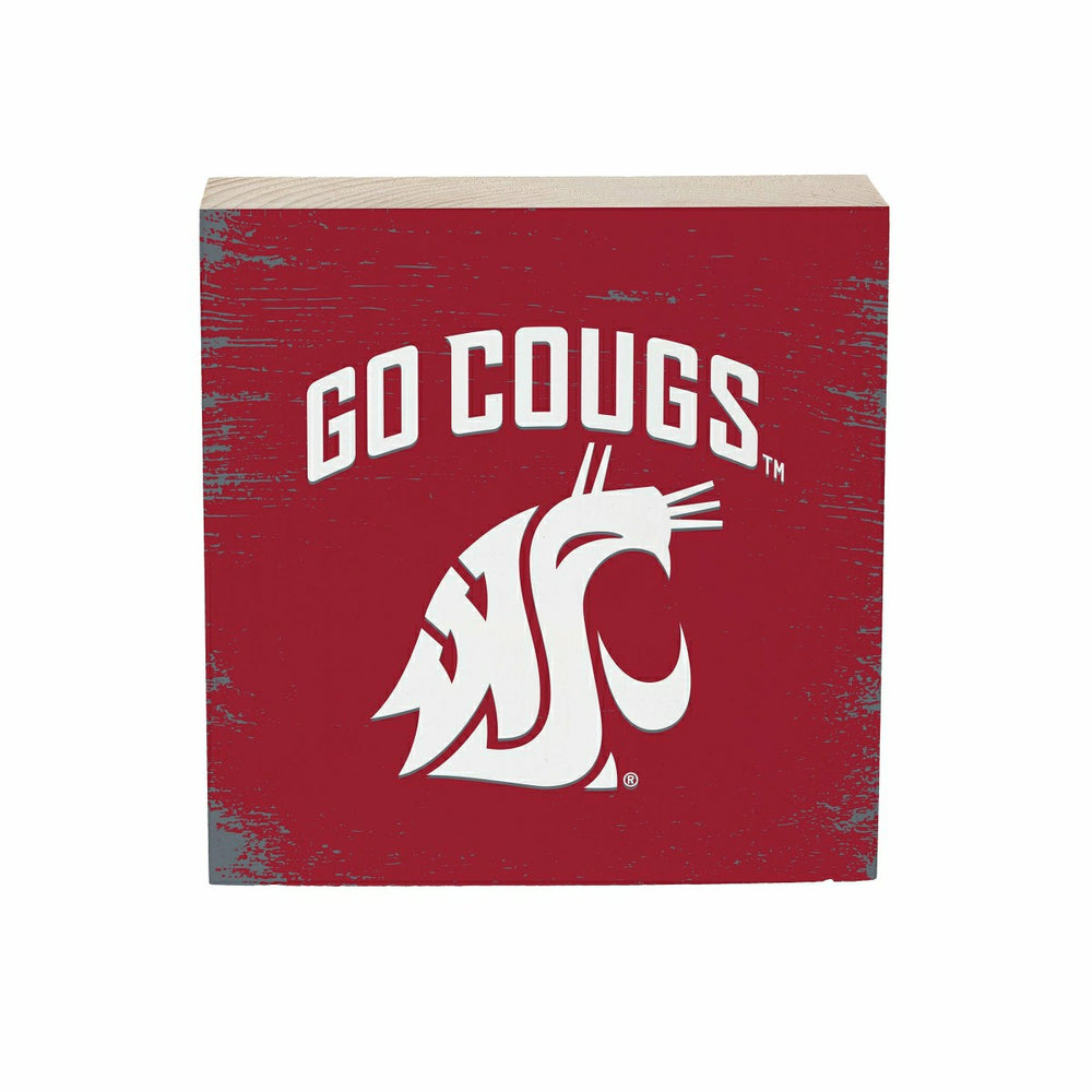 Washington State University Plock, Down Home Fans, 6x6 - Collegiate Home