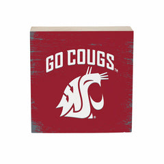 Washington State University Plock, Down Home Fans, 6x6 - Collegiate Home