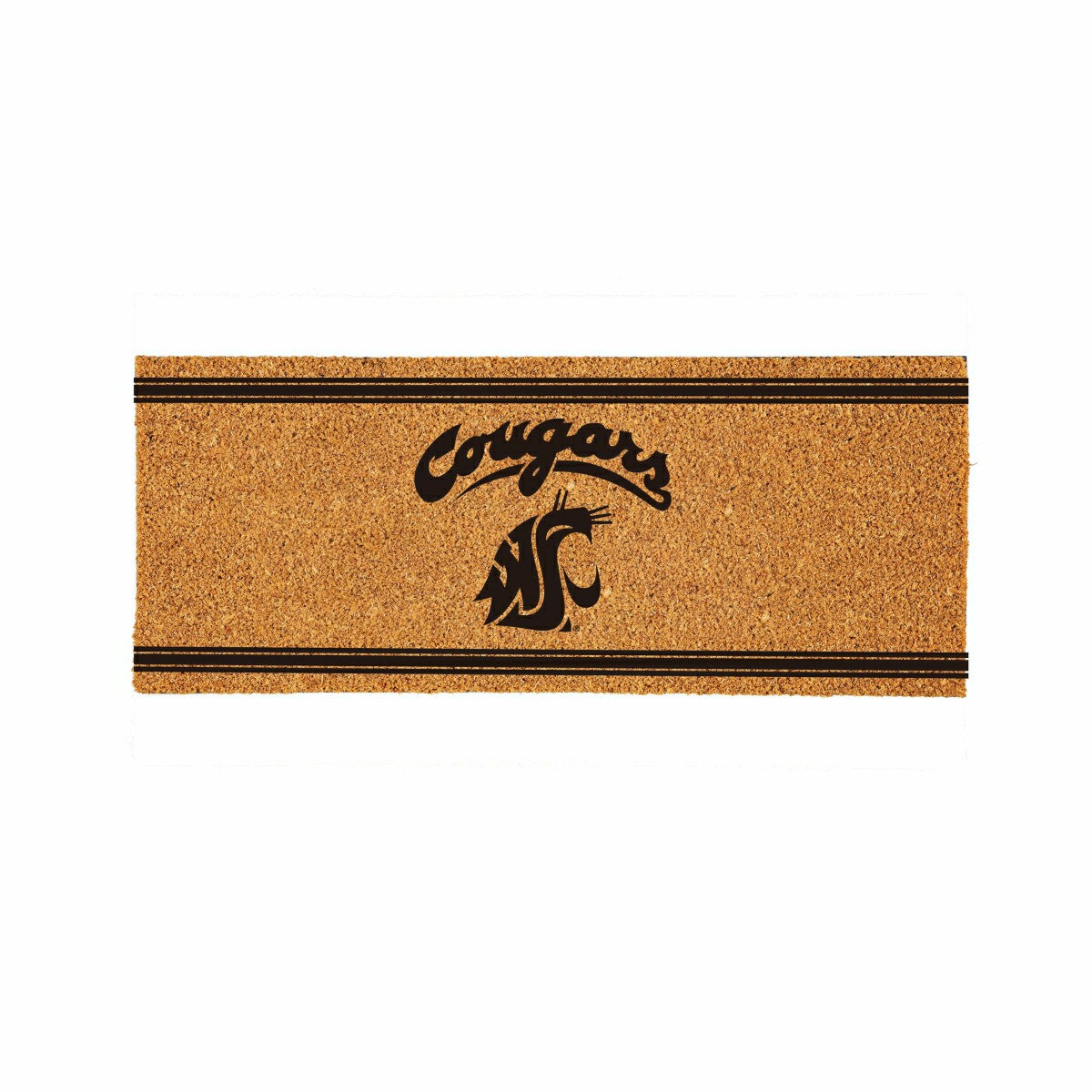 Washington State University Extra Large One Color Coir Mat, 60"x24" - Collegiate