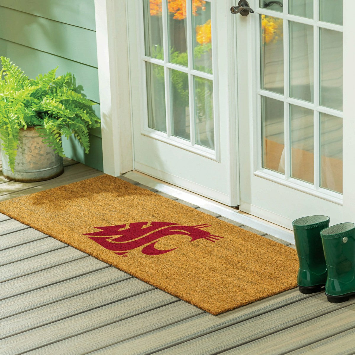 Washington State University Extra Large Full Color Coir Mat, 60"x24" - Collegiate