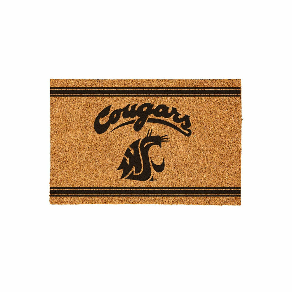 Washington State University Large One Color Coir Mat, 36"x24" - Collegiate