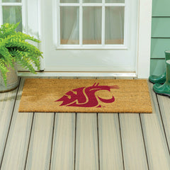 Washington State University Large Full Color Coir Mat, 36"x24" - Collegiate