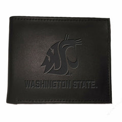 Washington State University, Bi-Fold Wallet, Black - Collegiate Home