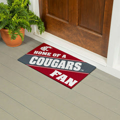 Washington State University, PVC Mat COLOR, Home of a Fan - Collegiate