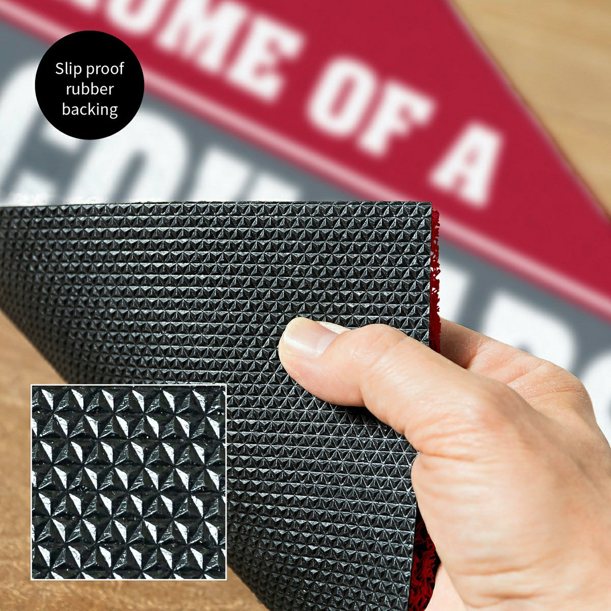 Washington State University, PVC Mat COLOR, Home of a Fan - Collegiate