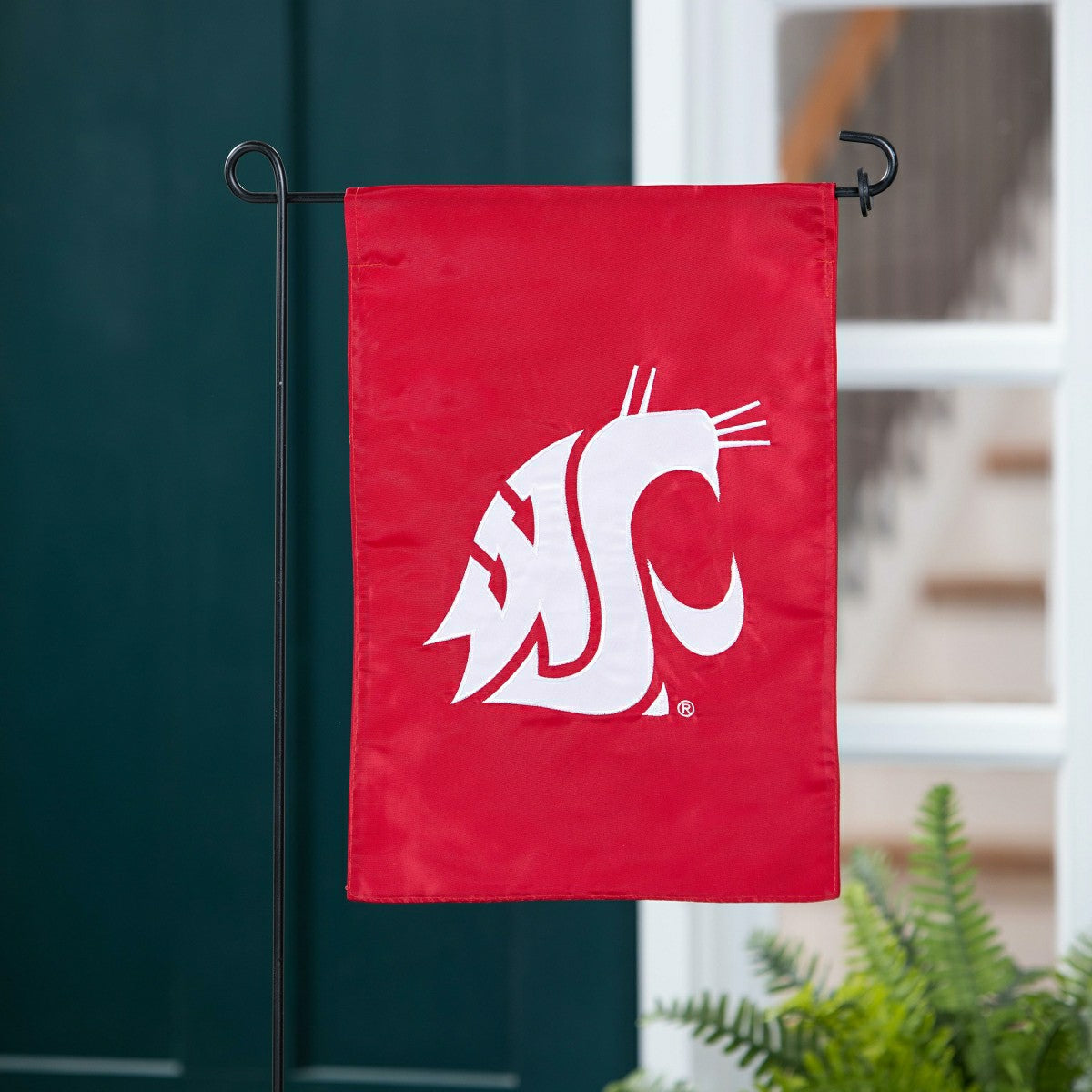 Washington State University Applique Garden Flag - Collegiate Home