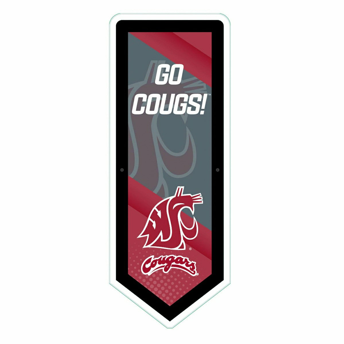 LED Wall Decor, Pennant, Washington State University - Collegiate Home