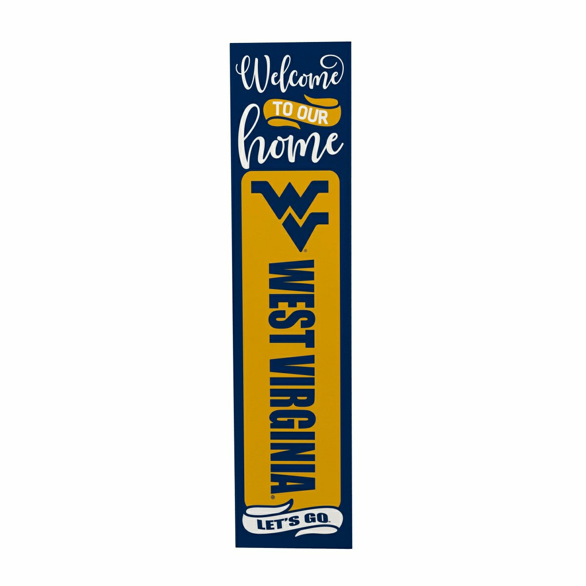 47" Double Sided Leaner, West Virginia University, Halloween - Collegiate Home