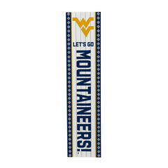 47" Double Sided Leaner, West Virginia University, Christmas - Collegiate Home