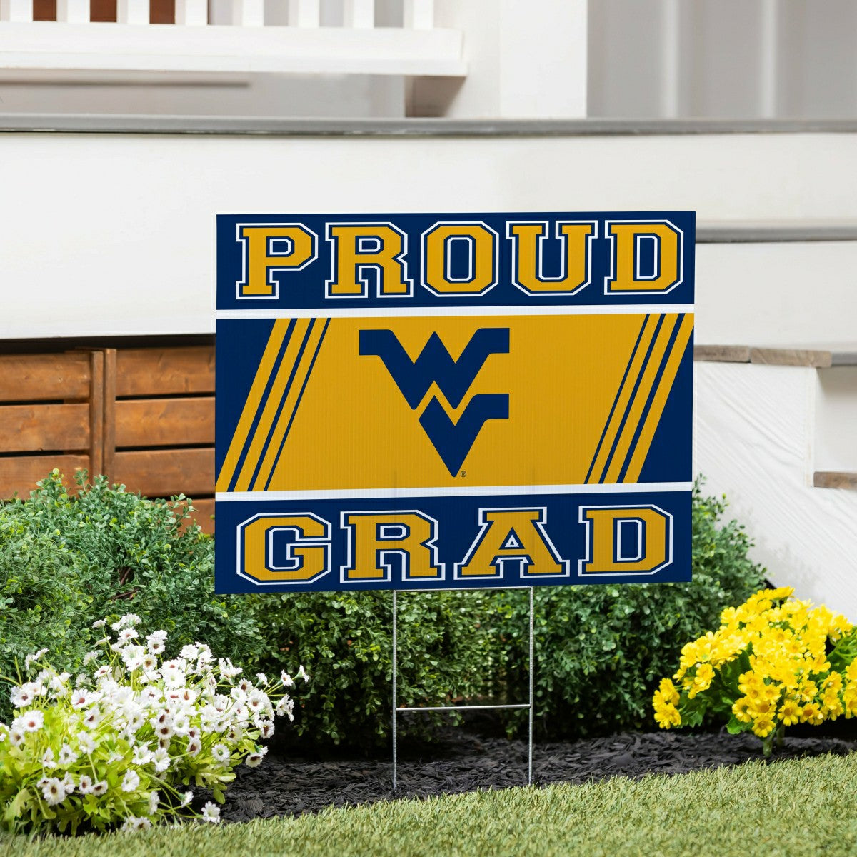 West Virginia University Coroplast Yard Sign Graduate - Collegiate Home