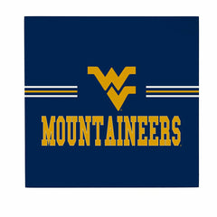 West Virginia University Wood Wall Sign, 12x12 - Collegiate Home