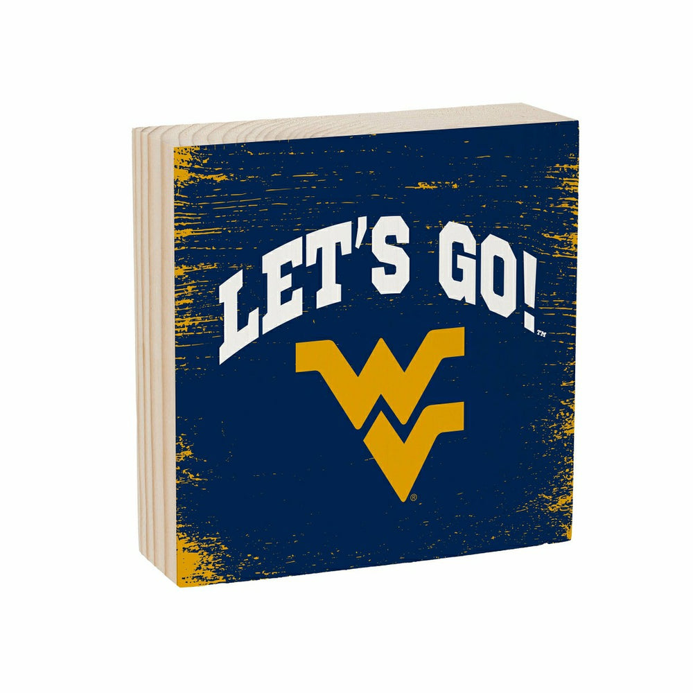 West Virginia University Plock, Down Home Fans, 6x6 - Collegiate Home