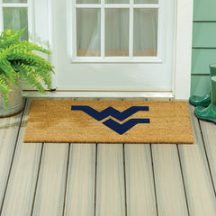 West Virginia University Large Full Color Coir Mat, 36"x24" - Collegiate